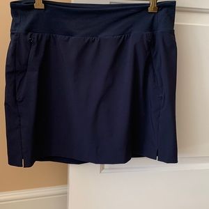 Athleta Soho Skort Navy Blue 16” Size 10